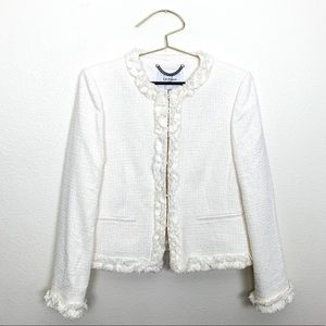 L.K. Bennett Tweed Crop Jacket